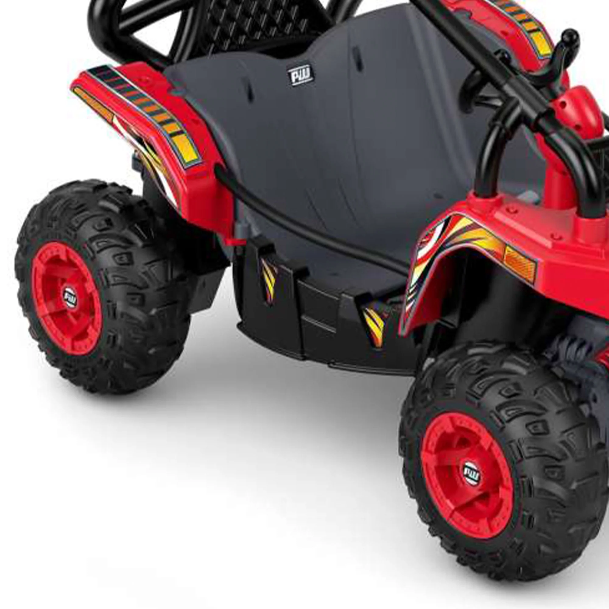 Power Wheels Baja Trailster Battery Powered Ride On Toy w/ Steel Frame, Red