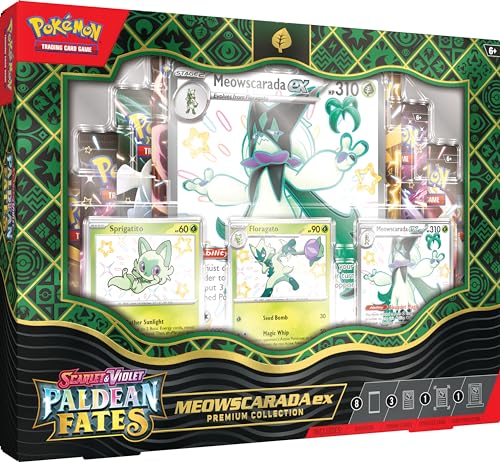 POKEMON TCG: Scarlet and Violet: PALDEAN Fates: POKEMON EX Premium Collection - Shiny Sprigatito