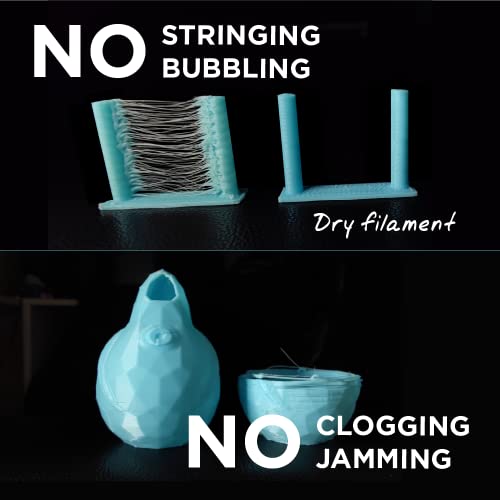 Polymaker PLA Filament, Black 3D Printing PLA Filament 1.75mm 1kg - PolyLite 3D Printer PLA Filament, Dimensional Accuracy +/- 0.03mm, Compatible with Most 3D Printer, Black