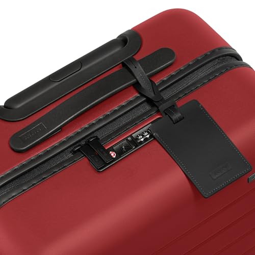 Away Bigger Carry-On Luggage, Lightweight Hardside Large Suitcase with Spinner Wheels, TSA Lock, Airline Approved, Navy Blue