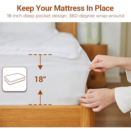 Comfytemp Heated Mattress Pad Queen —Dual Zone Control & Preheat Function & Smart Downshift, 60