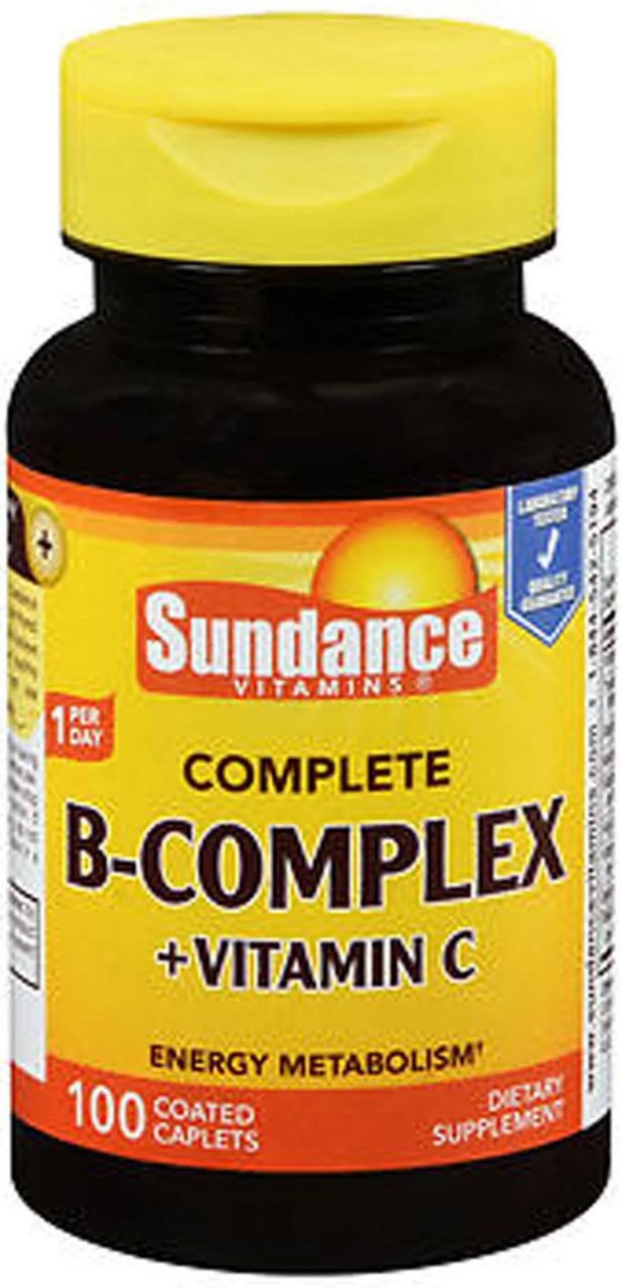 Sundance Vitamins B Complex & Vitamin C, Energy Metabolism, 100ct, 4-Pack