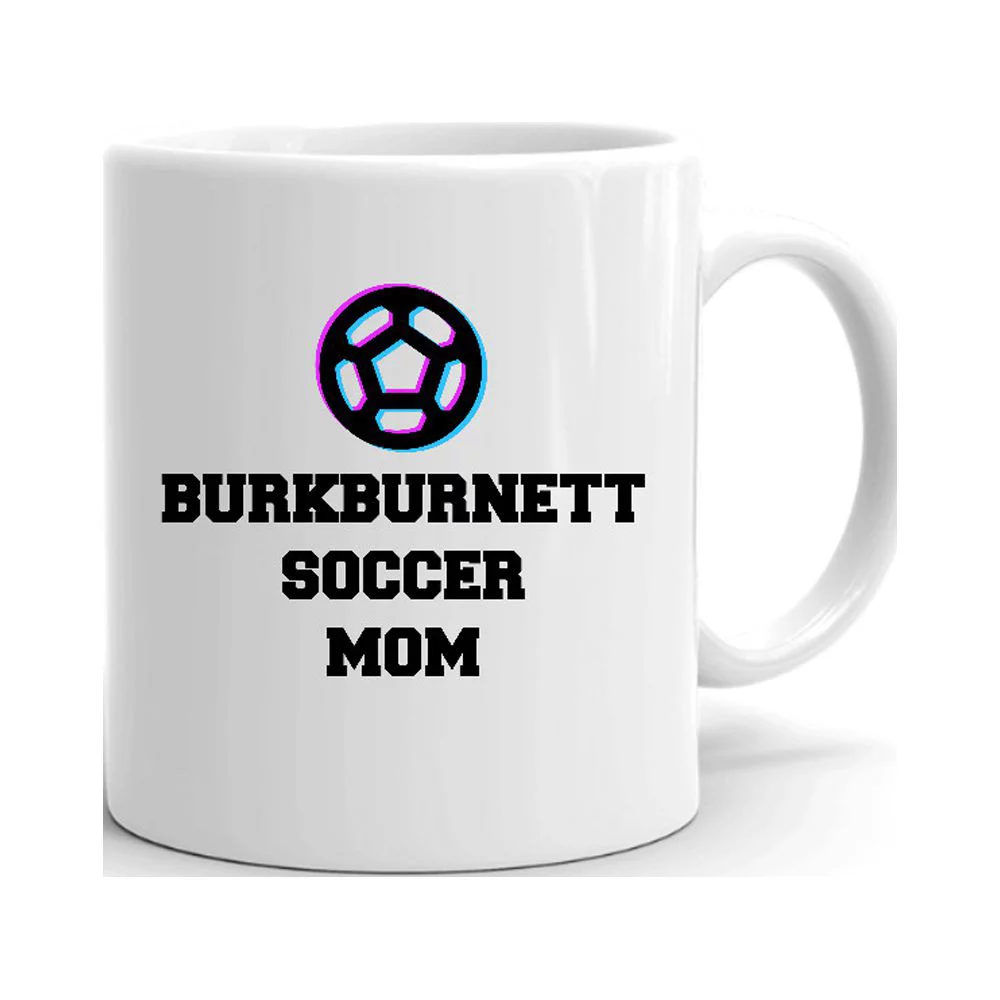 Tri Icon Burkburnett Soccer Mom Ceramic Dishwasher And Microwave Safe Mug