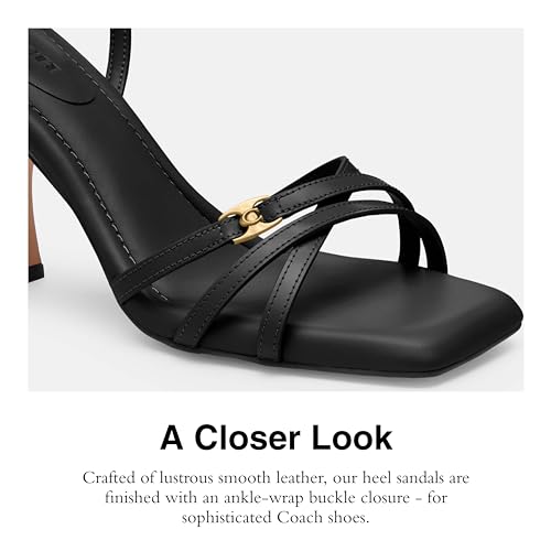 Coach Women's Kelsey Leather Sandal