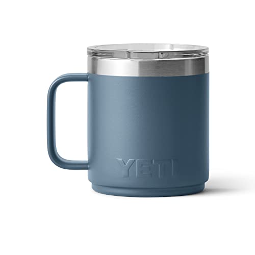 YETI Rambler 10 oz Stackable Mug, Vacuum Insulated, Stainless Steel with MagSlider Lid, Stainless
