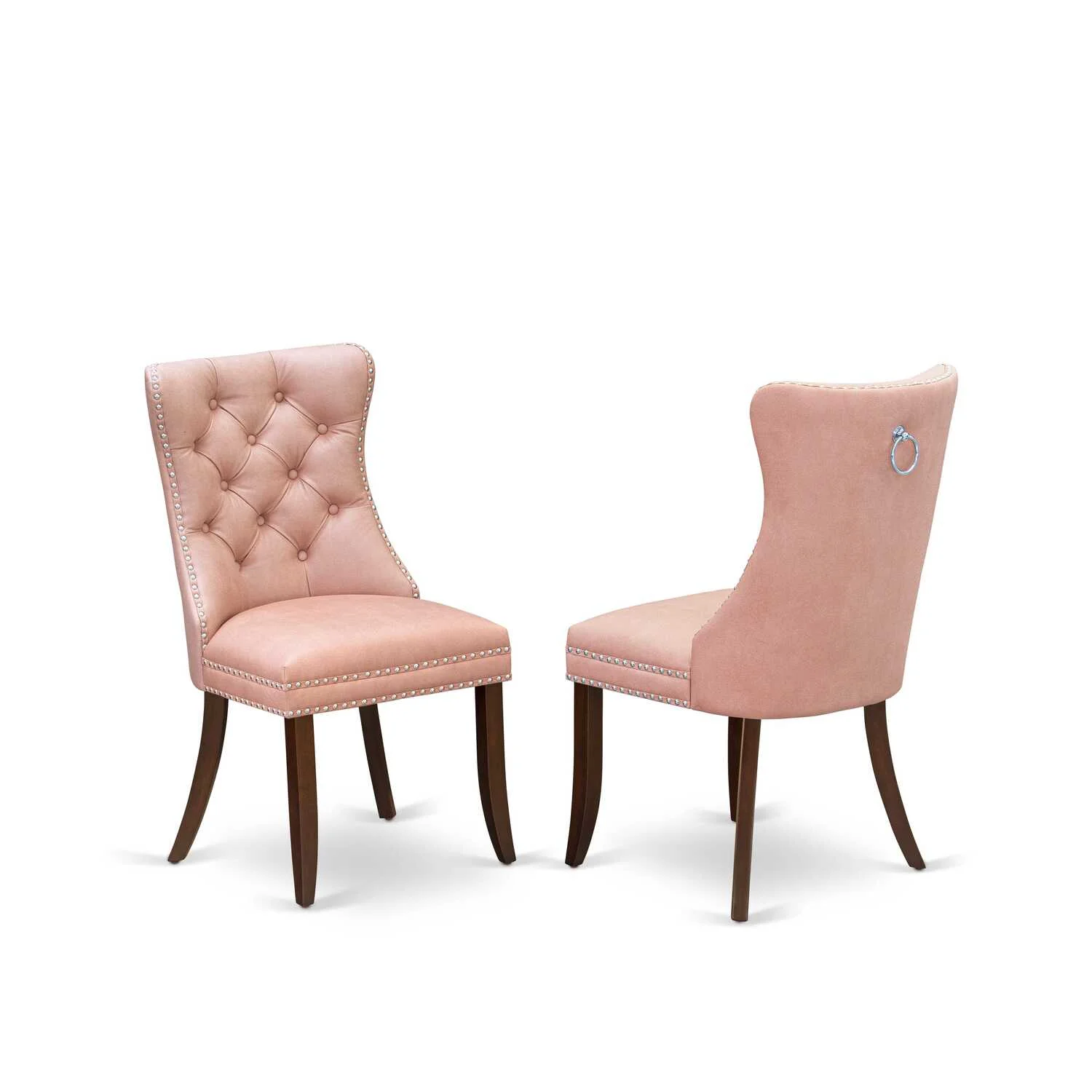 East West Furniture 3 Piece Dining Set Consists of a Rectangle Kitchen Table with Butterfly Leaf