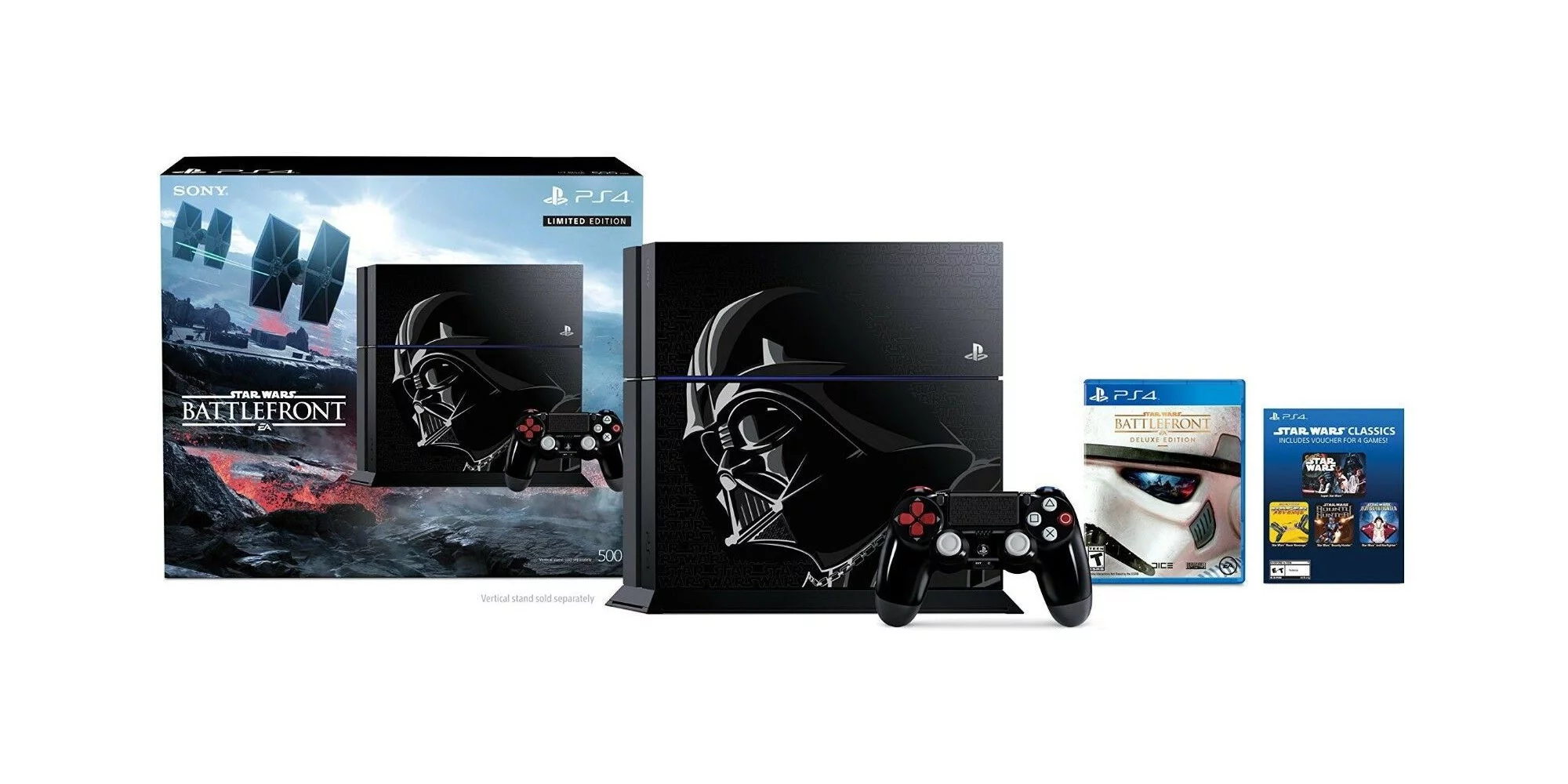 Sony PlayStation 4 Console - Star Wars Battlefront Limited Edition Bundle - 500GB PlayStation 4 System