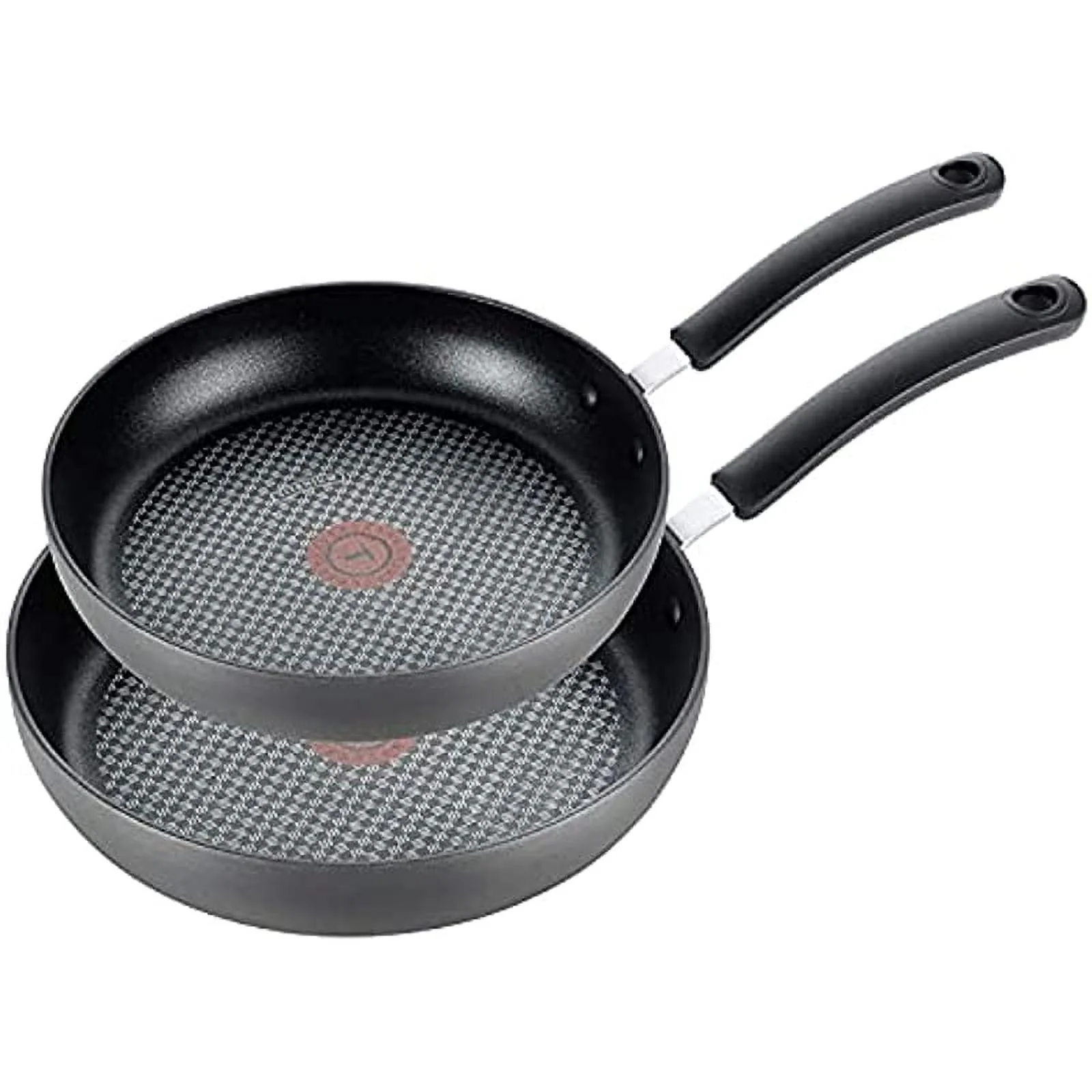T-fal Ultimate Hard Anodized Titanium Nonstick 2 Piece Fry Pan Cookware Set, 8 and 10.25-Inch, Gray