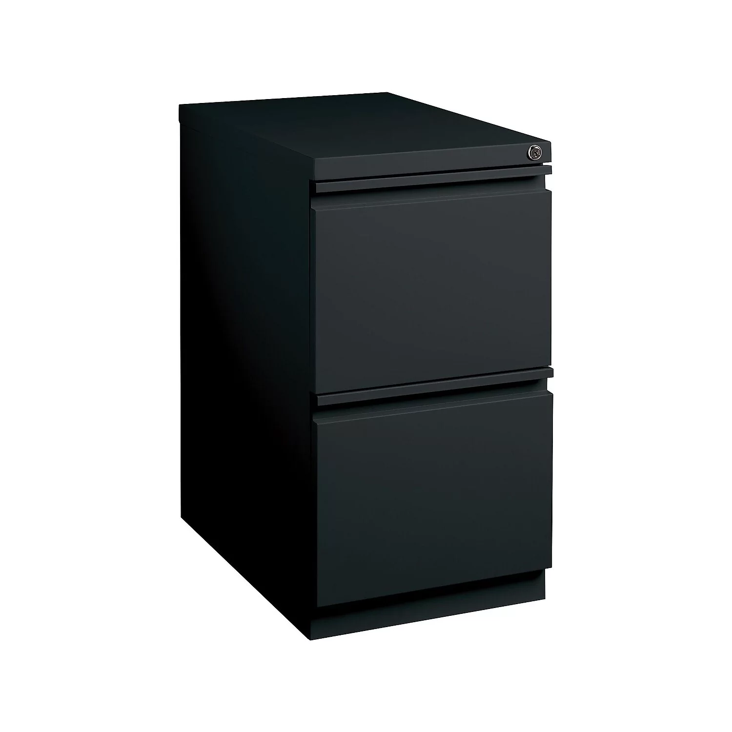Staples 2-Drawer Vertical File Cabinet Locking Letter Black 19.88