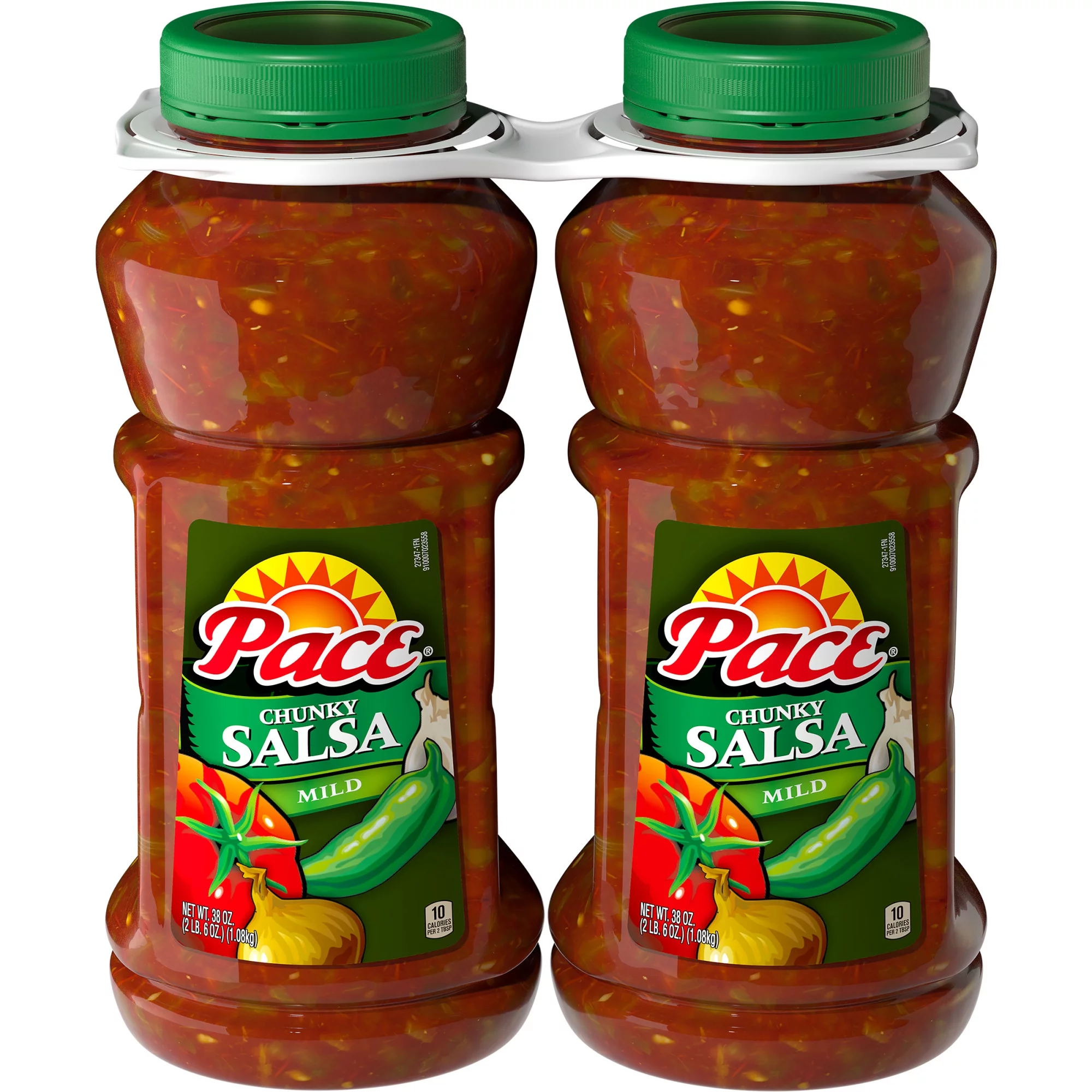 Pace Chunky Salsa, Mild, 38 oz. Jar 2 pack