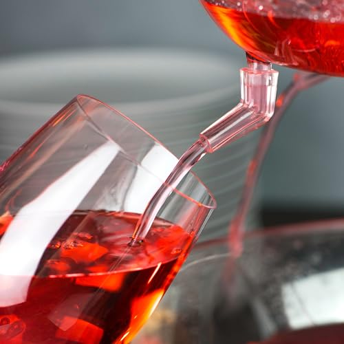 Nostalgia LPF230 3-Tier Lighted Party Fountain, Holds 1.5 Gallons, LED Lighted Base, Includes 8 Reusable Cups