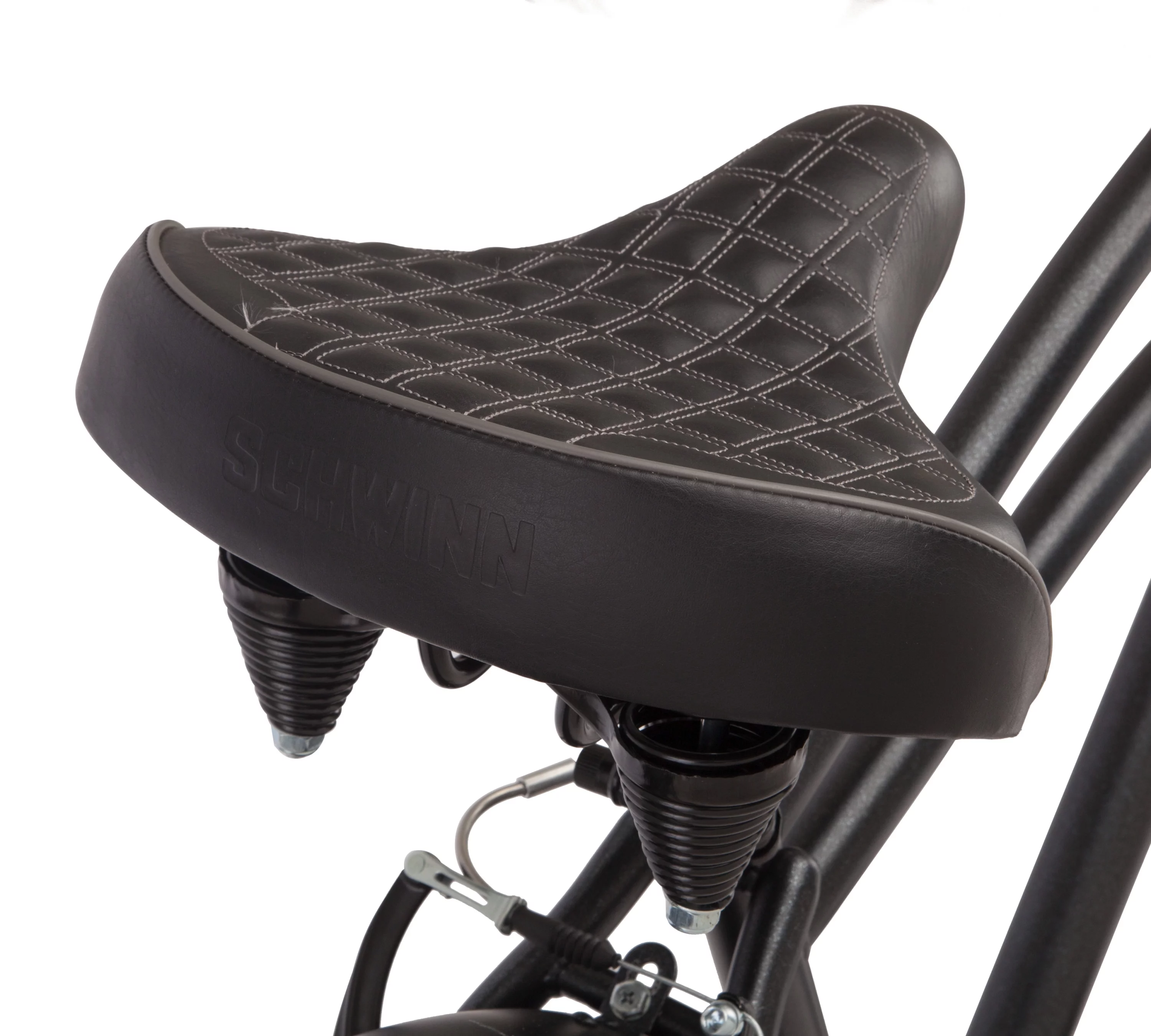 Schwinn Midway cruiser bike, 29-inch wheels, 7 speeds, men's frame, black