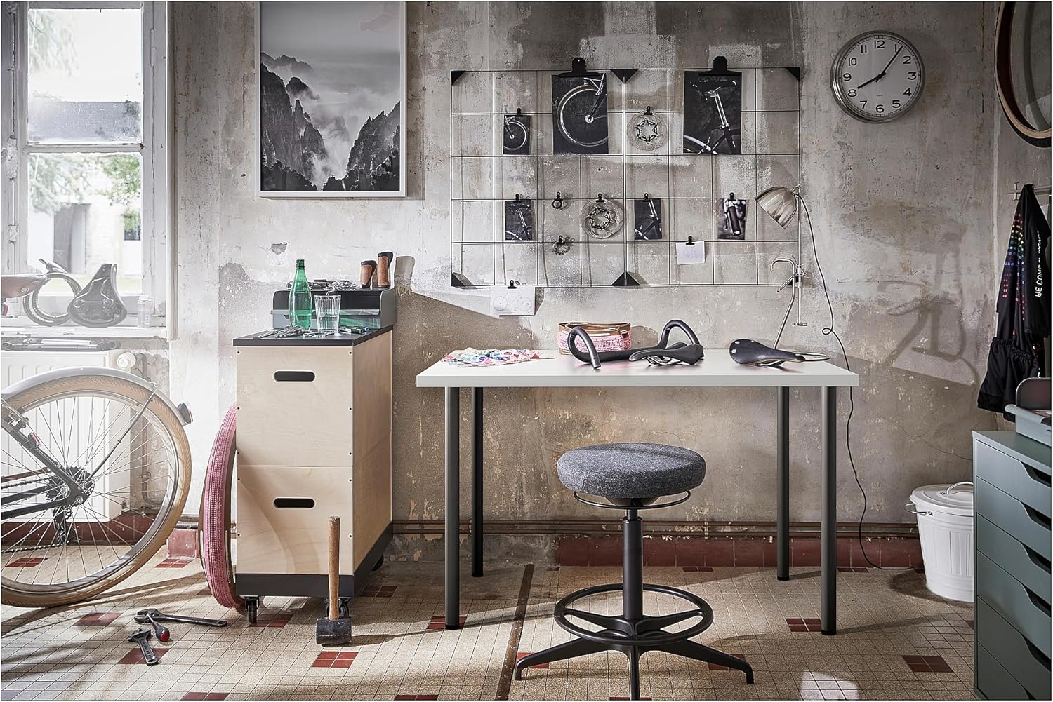 IKEA LINNMON Table top, white100x60 cm