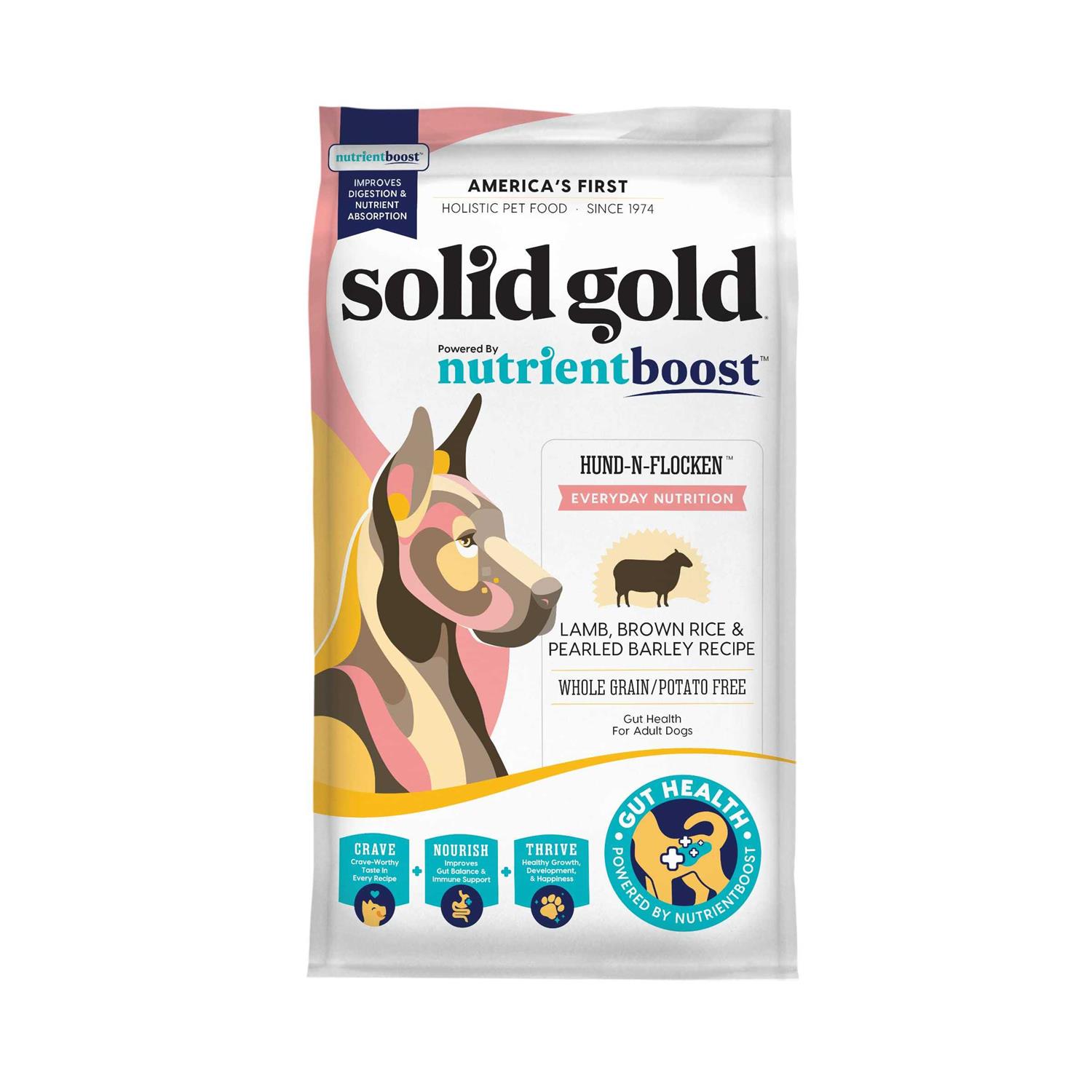 Solid Gold Hund-N-Flocken Dry Dog Food Lamb - Pet Supplies online store
