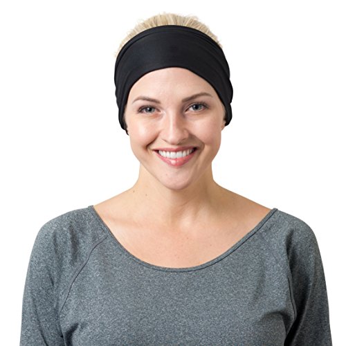 RiptGear Stretch Sport Headband for Women — Activewear Made of Non-Slip Sweat Wicking Fabric — Great for Yoga, Running or The Gym — Fashionable Soft Headband Fits Most Head Sizes