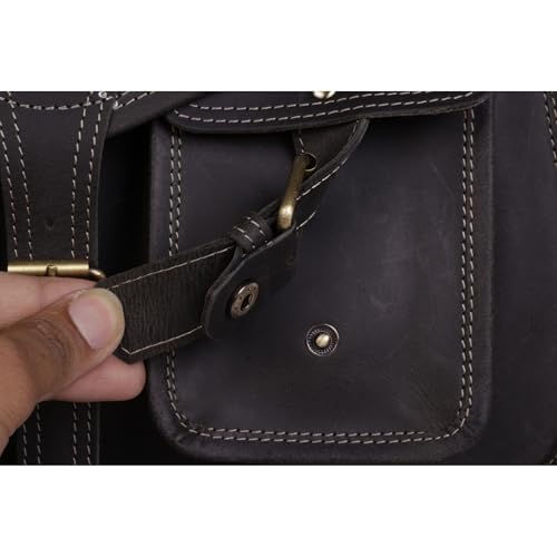 14 Inch Leather Purse Women Shoulder Bag Crossbody Satchel Ladies Tote Travel Purse Genuine Leather