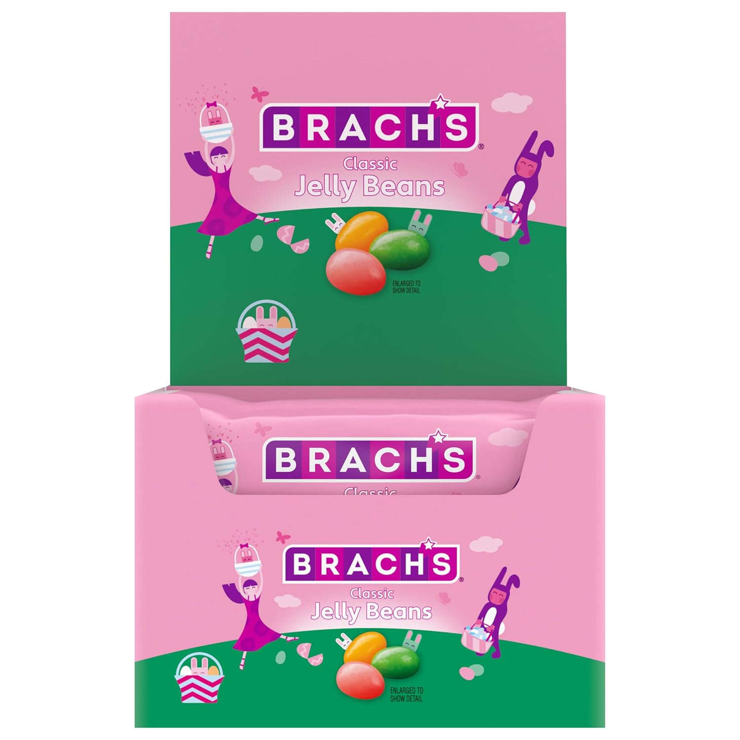 Brach's Classic Jelly Beans, Springtime Easter Candy, 3.5 oz sharepack (Pack of 12)