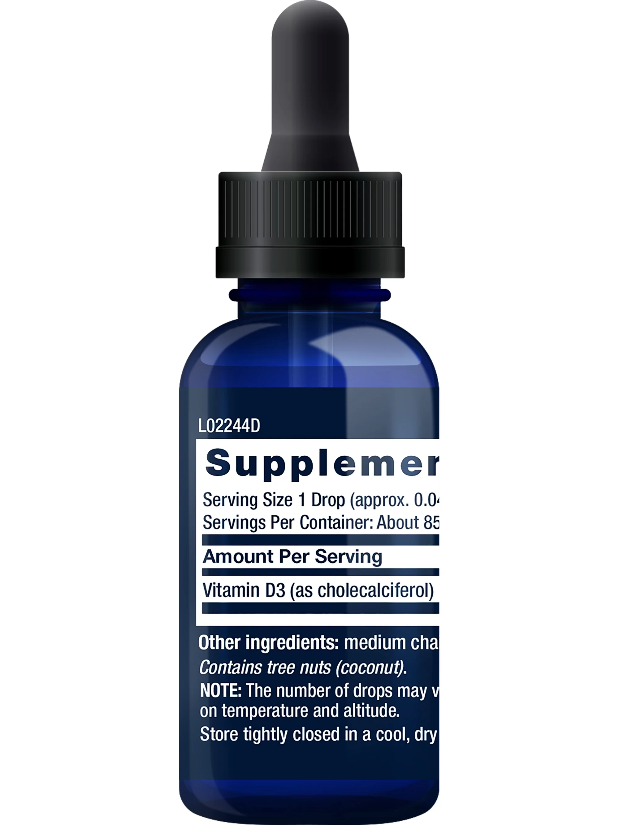 Life Extension Liquid Vitamin D3, 50 mcg(2000IU) - For Immune Support, Bone & Heart Health - Gluten-Free, Non-GMO - Net 1 fl. Oz. (29.57mL)