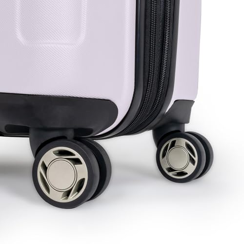 Kenneth Cole REACTION Renegade Luggage Expandable 8-Wheel Spinner Lightweight Hardside Suitcase, Navy Blue, 20-Inch Carry On