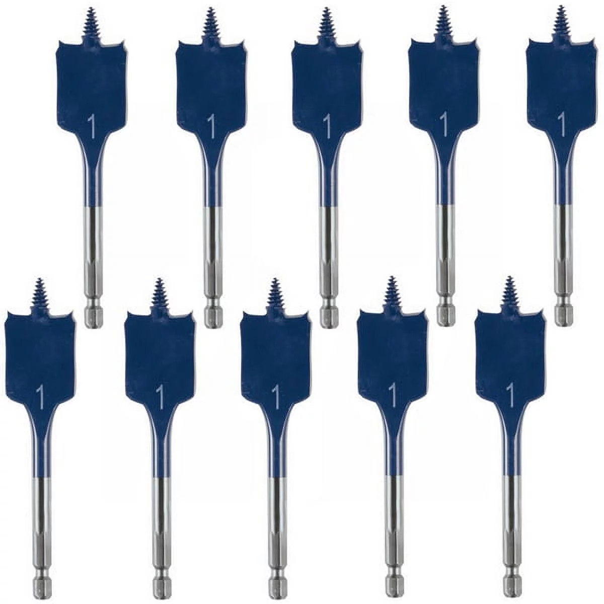 Bosch 10 Pack of 1 In. x 4 In. Daredevil Spade Bits # DSBS1013B-10PK