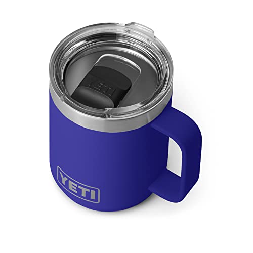 YETI Rambler 10 oz Stackable Mug, Vacuum Insulated, Stainless Steel with MagSlider Lid, Stainless