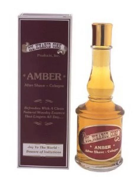 Col Conk Amber Aftershave Cologne 4 Fl Oz Amber Scent