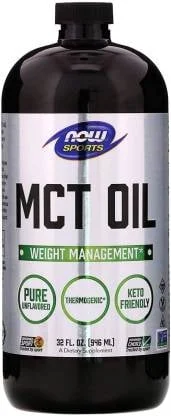 NOW Sports MCT Oil - 32 fl oz Pack of 2