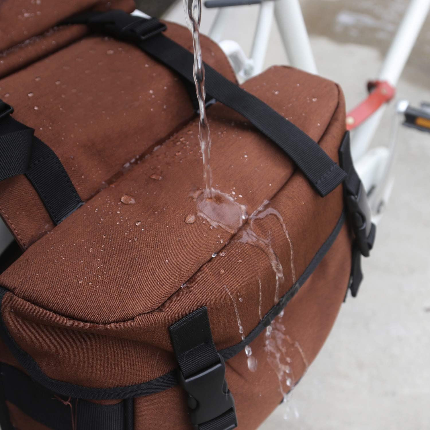 TOURBON Bicycle Bag Bike Seat Pannier Cycling Carry Bag