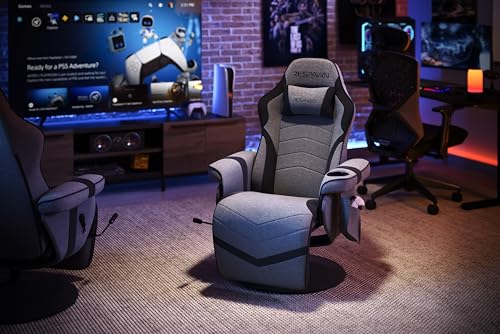 RESPAWN 900 Racing Style Gaming Recliner, Reclining Gaming Chair, in Gray RSP 900 GRY