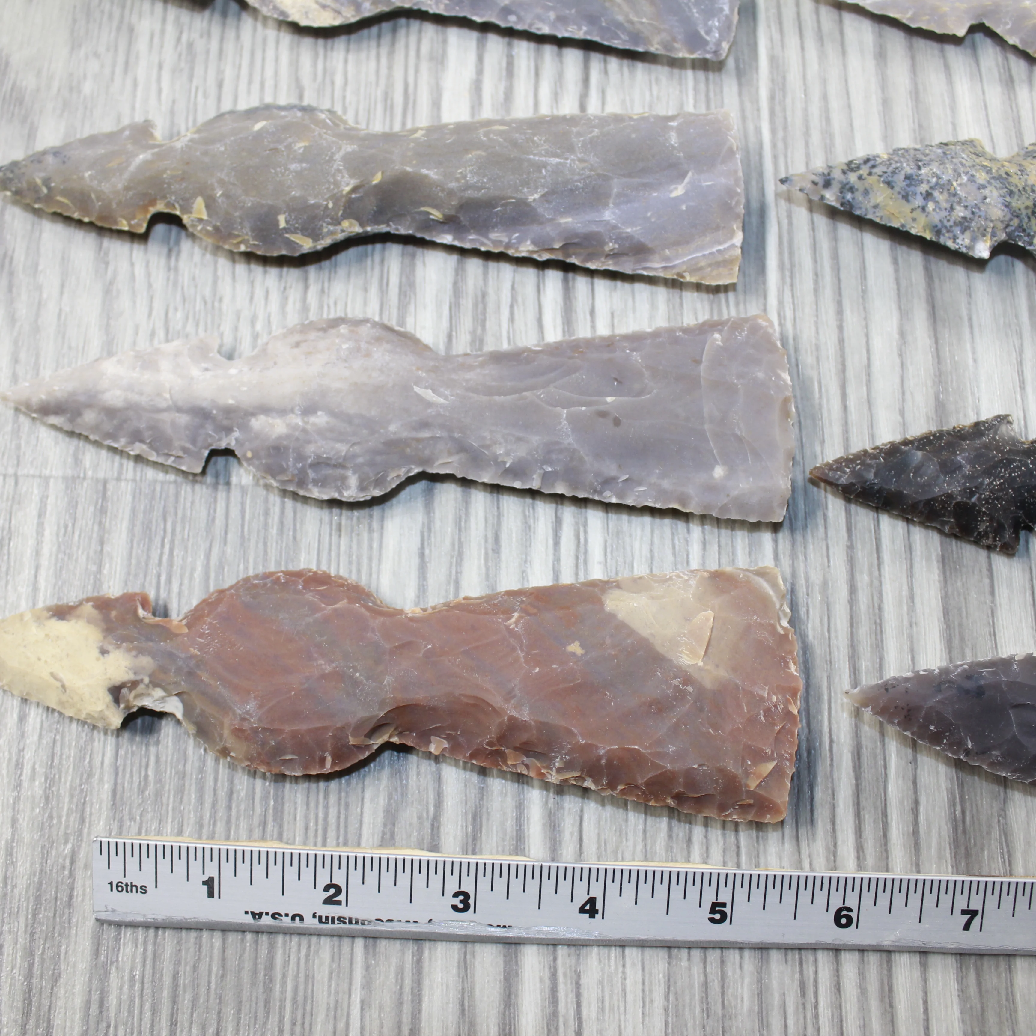 10 Stone Ornamental Tomahawk Heads #4243 Ax Axe Hatchet