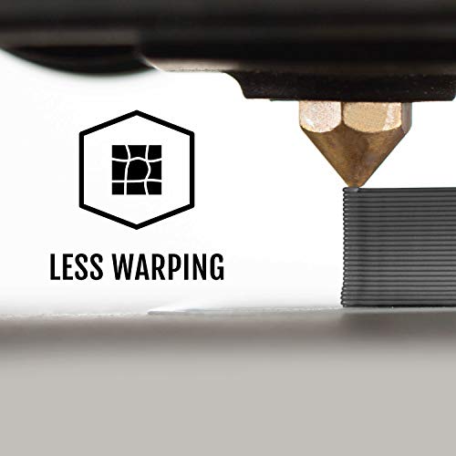 HATCHBOX 1.75mm Black PLA 3D Printer Filament, 1 KG Spool, Dimensional Accuracy +/- 0.03 mm, 3D Printing Filament