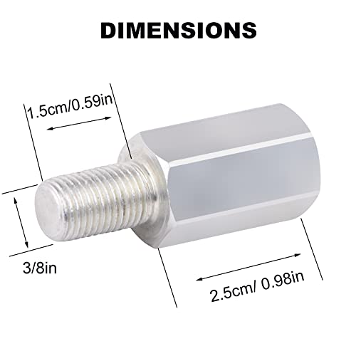 4 PCS Bicycle Axle Extenders,Stabilizer Extension Bolts for 12-20