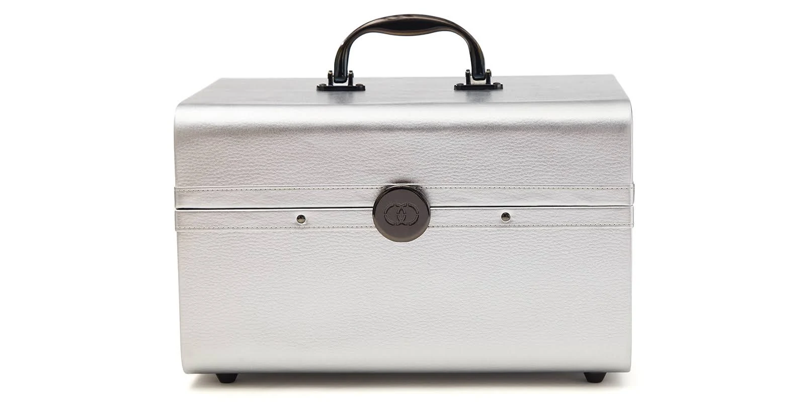 Caboodles Large Train Case - Silver