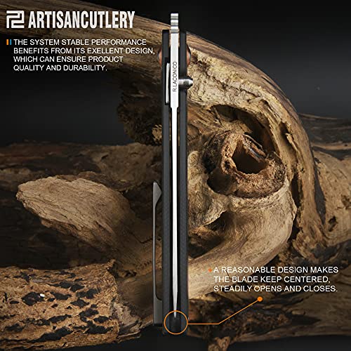 ARTISANCUTLERY Folding Knife SIRIUS (1849P) Pocket Knife EDC Knife Ray Laconico Designer Knives