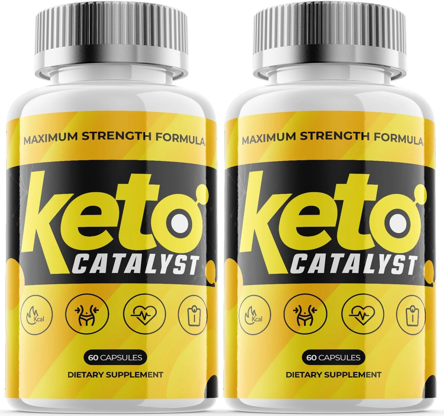 (2 Pack) Keto Catalyst - Keto Weight Loss Formula - Energy & Focus Boosting Dietary Supplements for Weight Management & Metabolism - Advanced Fat Burn Raspberry Ketones Pills - 120 Capsules