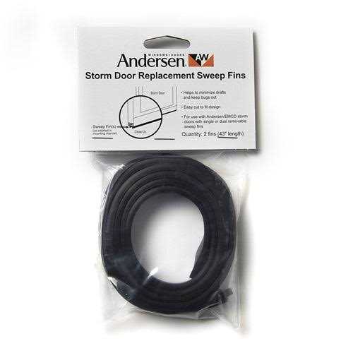 Andersen Storm Door Bottom Sweep Fin Weatherstrip - Shop Hardware Tools Online Store