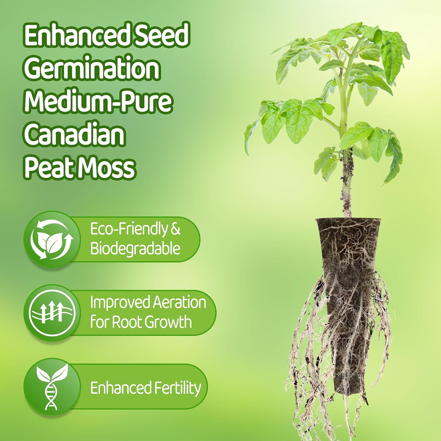 121 Pack Seed Starter Pods Kit for AeroGarden, Including 50pcs Grow Sponges, 50pcs Pod Lables, 1 Tweezers & 20pcs Tags, Replacement Root Growth Sponge for Most Hydroponics Growing System Seed Pods