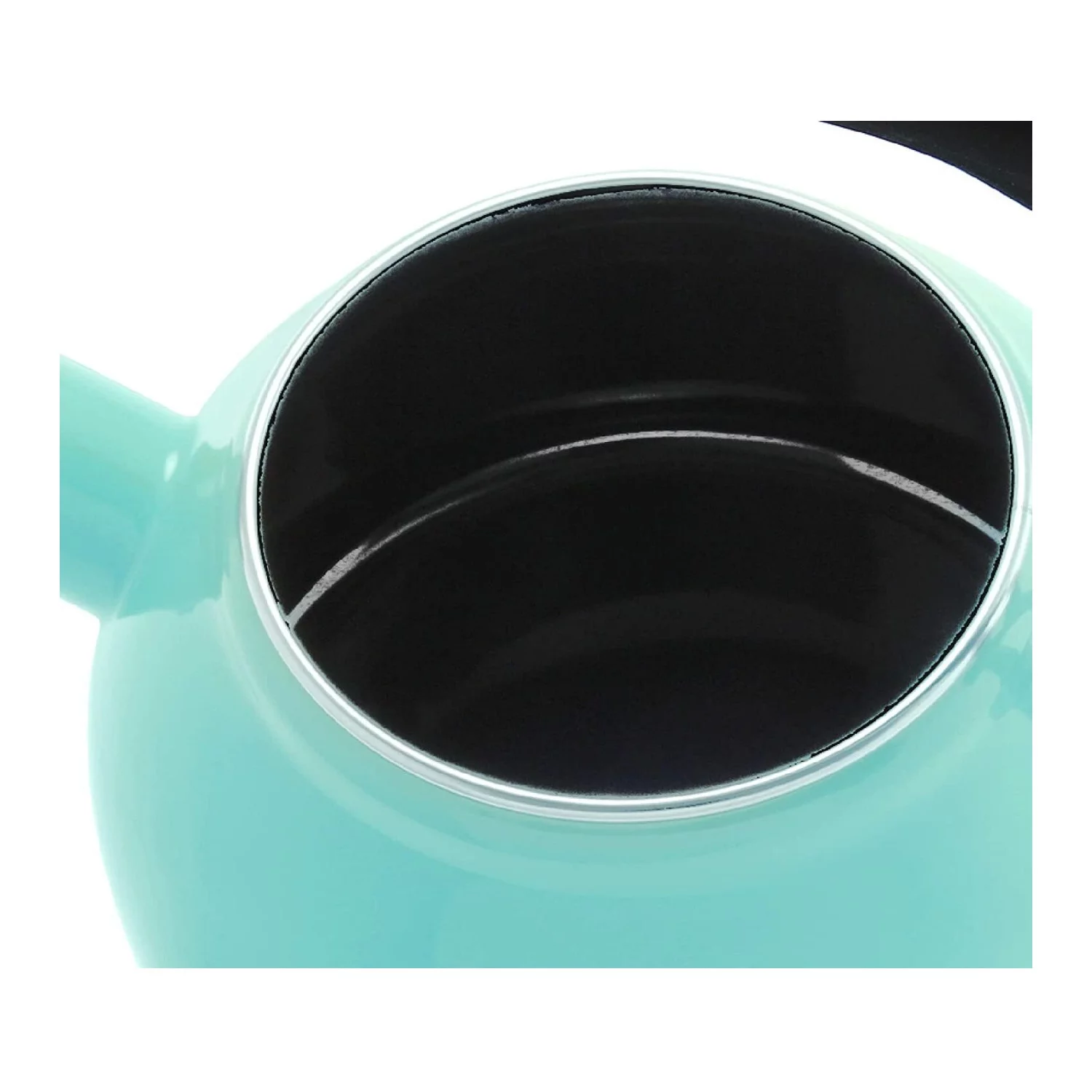 Chantal Ceylon Enamel-on-Steel Whistling Tea kettle (1.6-Quart, Aqua)