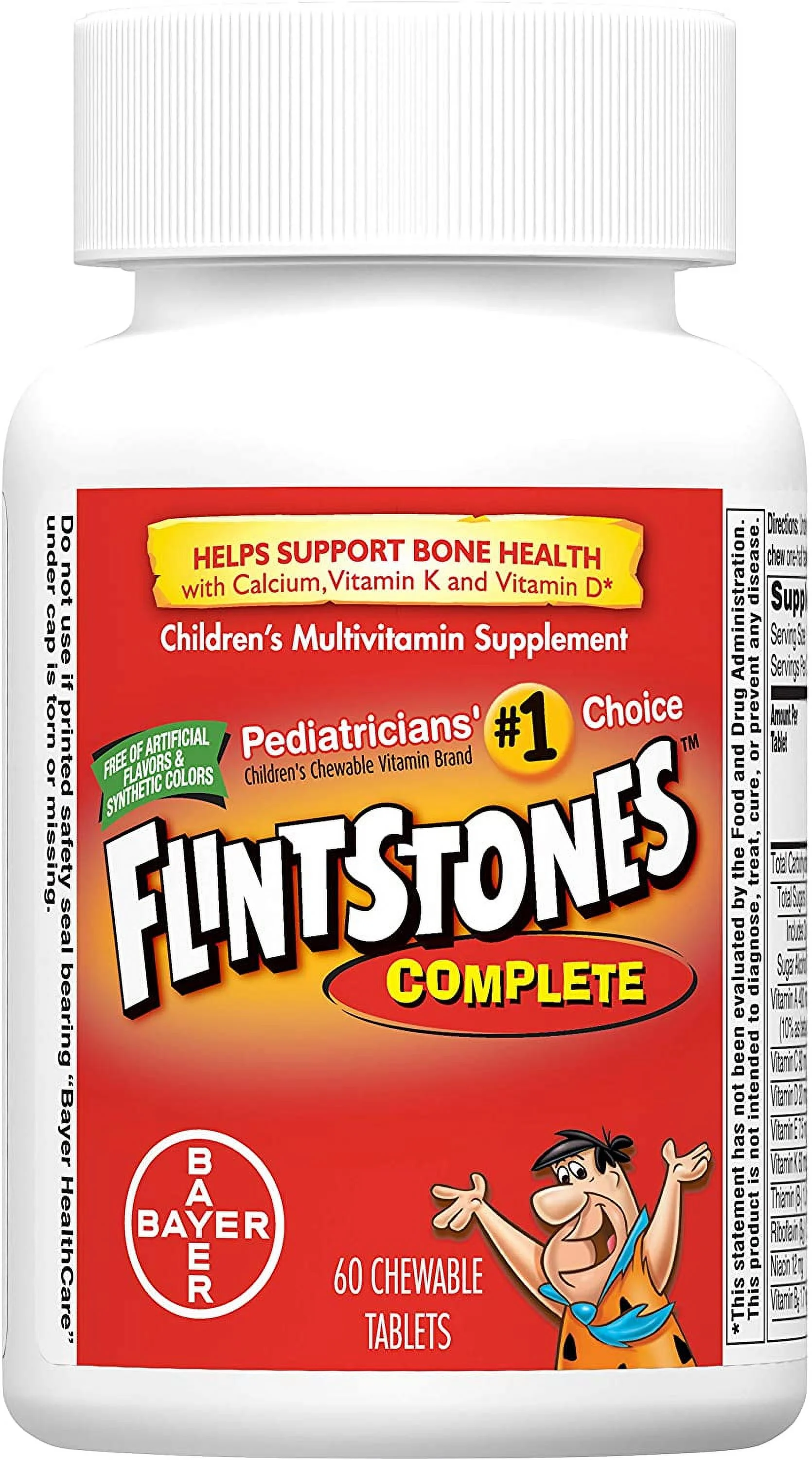 Flintstones Chewable Tablets Complete 60 Ea - (Pack of 1)