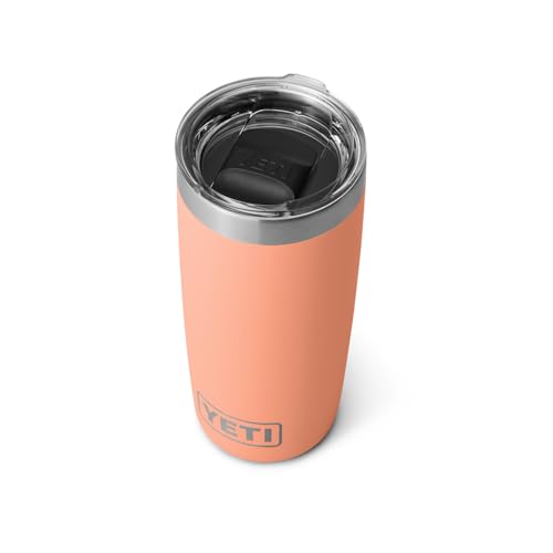 YETI Rambler 10 oz Tumbler, Stainless Steel, Vacuum Insulated with MagSlider Lid, Firefly Yellow