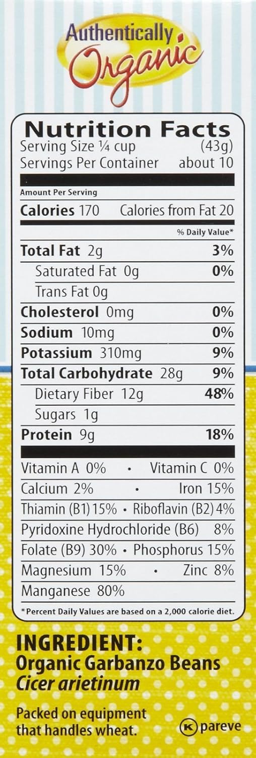 Eden Organic Garbanzo Beans, No Salt Added, 16 oz