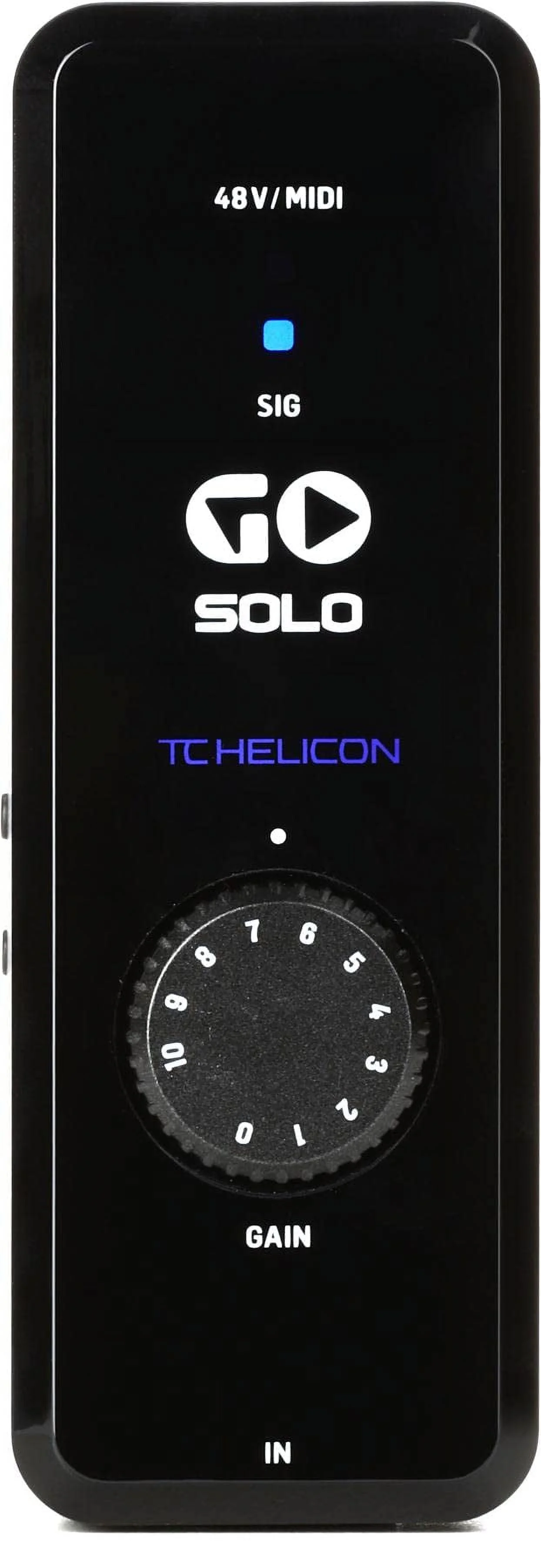 TC Helicon GO SOLO High-Definition Audio/MIDI Interface for Mobile Devices  (653341324931)