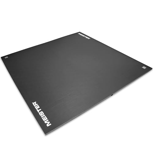 Meister FlexFloor Martial Arts Mat - 10ft x 10ft Roll-Up Pro Training Mat for Home & Gym