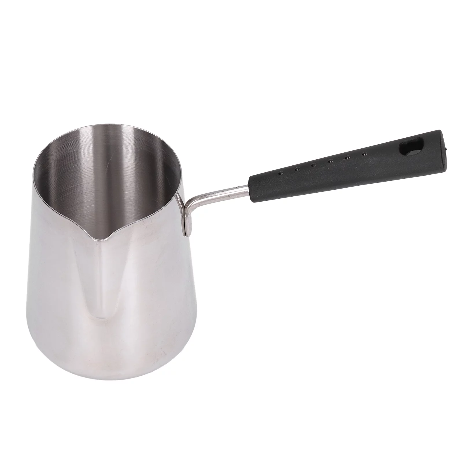 Turkish Coffee Pot Butter Warmer Melting Milk Maker 600ml Stainless Steel Glossy Surface High Temperature Resistant Easy to Clean