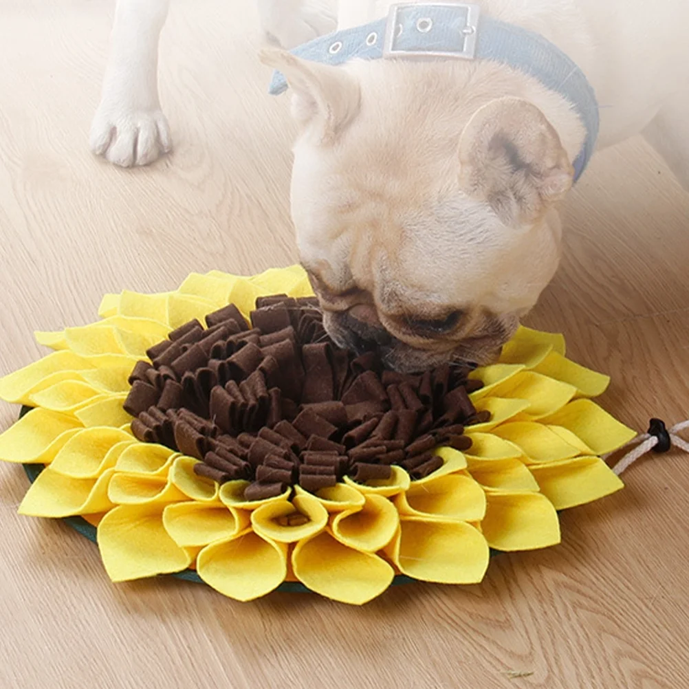 Wear-resistant Dog Slow Feeder Pad Floor Puppy Household Pet Bowl Puppy Feeding Accessory