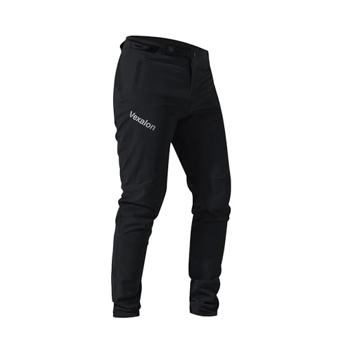 Mountain Bike Pants，BMX Riding Pants for Mens, Quick-Dry Lightweight Breathable Cycling Bicycle Downhill Bike Pants