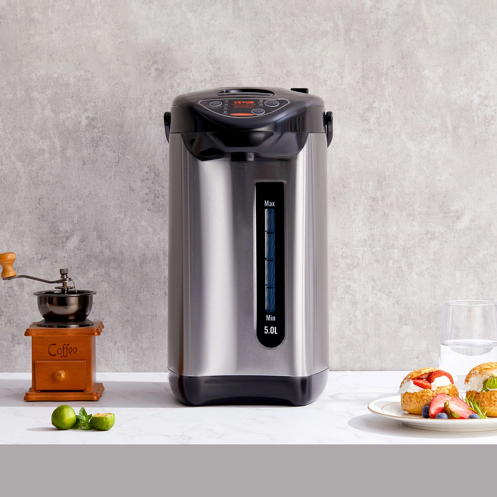 BENTISM Instant Hot Water Dispenser 5L/169oz Electric Countertop Water Dispenser