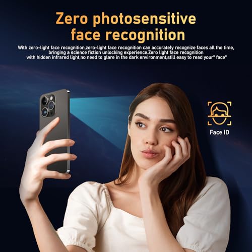 15 ProMax Smartphone, 6+256GB Unlocked Phone, Android 13.0, 48+108MP Zoom Camera, Mobile Phone with Build-in Pen,Long Battery Life 6800mAh, Dual SIM, 6.7“ HD Screen,5G/4G Phone (White)