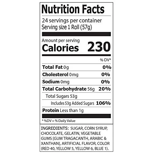 Necco Wafers, Chocolate Wafers Display Pack, 2-Ounce Rolls (Pack of 24)