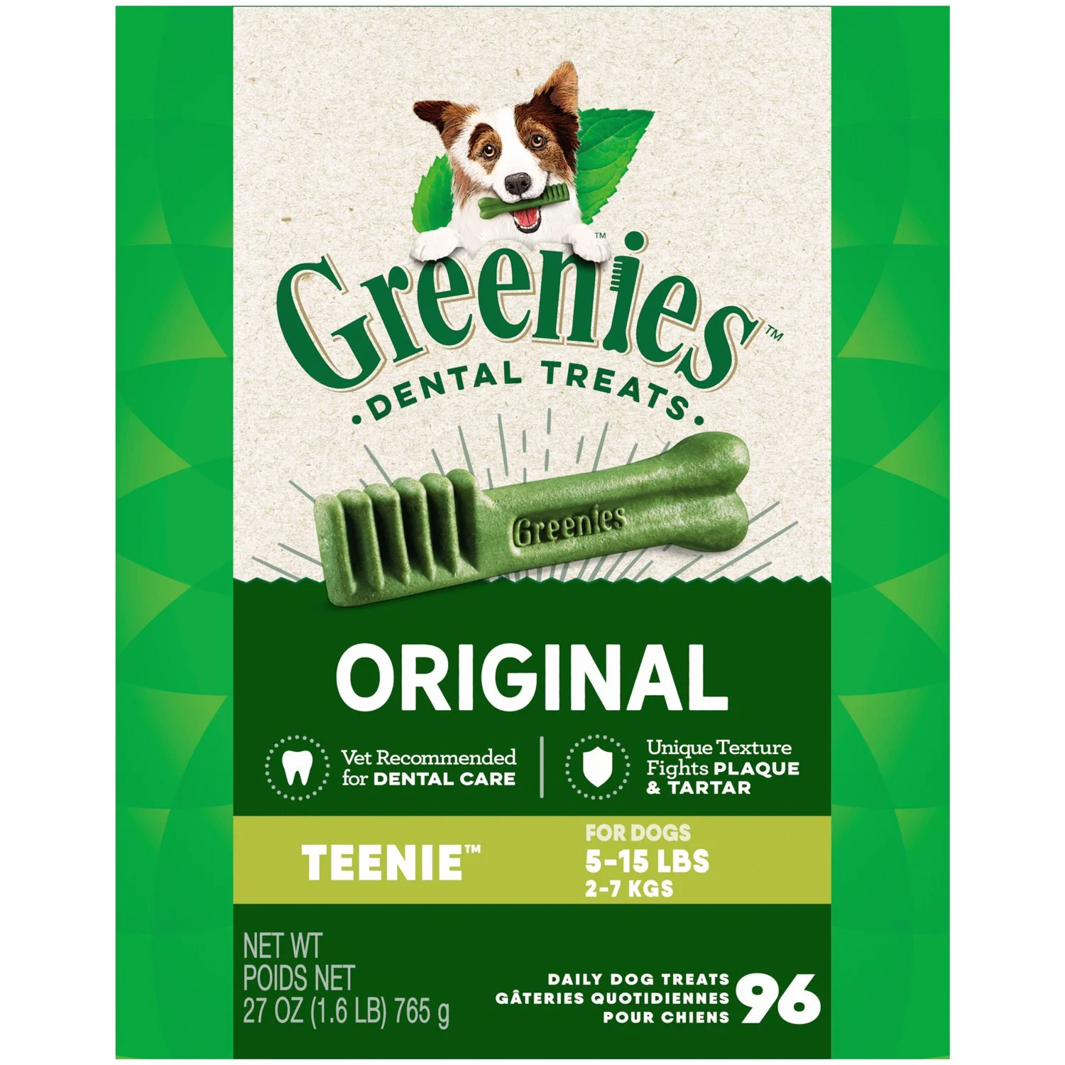 Greenies Original Flavor Dental Treats for Dogs, 27 oz Pouch